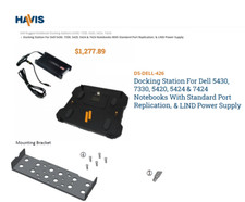 New Havis DS-DELL-426 Docking Station: Dell Toughbook's 5430 7330 5420 5424 7424 picture