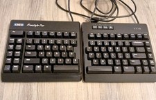 Kinesis Freestyle Pro Split Red Quiet Ergonomic Keyboard USB Wired KB900 - Black picture