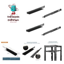 Effortless Installation 1U Rack Mount Rails - 2 Pack with Accessories Included picture