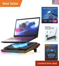 High-Performance RGB Gaming Laptop Cooler - Adjustable Speed & Quiet Turbo Fan picture
