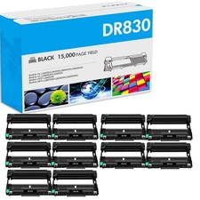 10PK DR830 Drum Unit Replacement for Brother MFC-L2807DW MFC-L2820DW HL-L2460DW picture