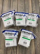 Fosmon 1 Gang Recessed Low Voltage Cable Plate White HD8140 Lot Of 5 picture
