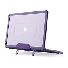 Translucent Hard Shell Case with PU Hinge for Macbook Pro 13, Air 13, Air 13.6 picture