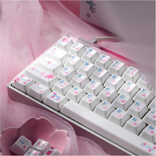 XVX Mild Spring Glaze Ceramic Keycaps Cherry Profile 120-Key Sakura Design picture