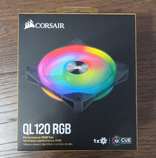Corsair QL120 RGB 120mm Black Case Fan 1500RPM 4-Pin 41.8 CFM picture