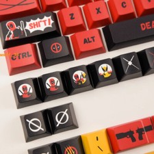 Deadpool & Wolverine Keycap Button PBT Cherry MX 142 Keys Sublimation For Keypad picture
