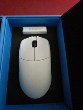 LAMZU Maya X 8K Wireless Gaming Mouse PAW3950 30000 DPI White Used picture