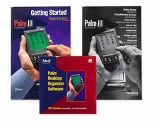 Palm III Desktop Organizer Software CD & Booklet & Manual Vintage 1998 VGC picture