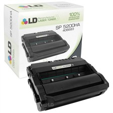 LD 406683 5200HA Black Toner Cartridge for Ricoh SP5200DN SP5200S SP5210D SP5210 picture