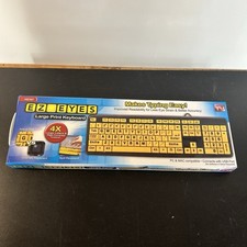 All Star EZ Eyes EE011106 Wired Keyboard Large Print As Seen on TV - New picture