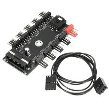 PWM Driver Module 3Pin 4Pin Cooling Fan Hub IDE Port 10Way Fan Adapter Card picture