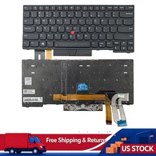 Genuine US Backlit Keyboard for ThinkPad T14 Gen1/Gen2 P14s Gen1/Gen2 5N20V43760 picture