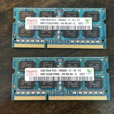 4gb 2 Hynix 2gb Memory 2Rx8 PC3-8500S-7-10-F2 HMT125S6TFR8C-G7 IMAC MacBook picture