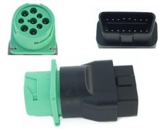 OBD2 Male to J1939 Female Adapter Cable for Heavy Duty Truck Diagnostic picture