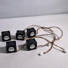 Lot 5x DC Cooling Fan SANYO DENKI 109P0412P3H013 SanAce 40/ DC 12v picture