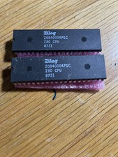One Z80 based Processor; NEC D780C-1 or Zilog Z80 or Mostek MK3880-4, PDIP40 picture
