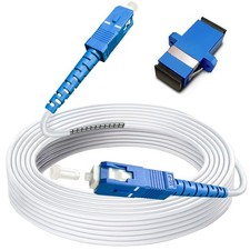 100ft 30 Meters SC to SC Fiber Optic Patch Cable Armored Single Mode Jumper picture