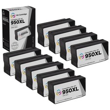 LD Ink Cartridge Replacement for HP 950XL CN045AN High Yield (Black, 9-Pack) picture