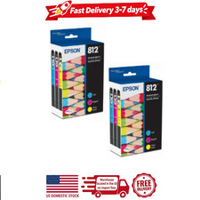 2 pack Epson 812 Genuine Ink Standard Capacity 3 Color Combo Pack T812520 picture