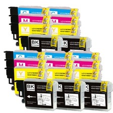 20PK Replacement Ink fits Brother LC61 MFC-295CN MFC-490CW MFC-495CW MFC-5490CN picture