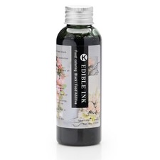 Black Edible Ink Refill Bottle 3.38 oz (100ml) Compatible for Canon Models  picture