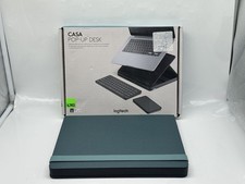 LOGITECH Casa Pop-up Desk Wireless Keyboard - TESTED - WORKING - NO TOUCHPAD picture