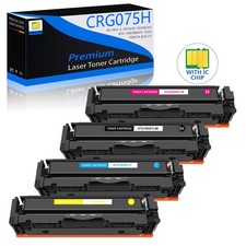 4-Pack 075H High Yield Toner Cartridge Canon 075 CRG-075 LBP640 LBP646Cdw MF660 picture