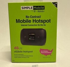 Simple Mobile Moxee 4G LTE Prepaid Mobile Hotspot Locked Black 256MB  picture