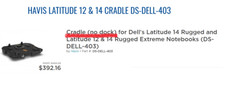 Havis DS-DELL-403 Dell Rugged Mobile Cradle (No Dock) | Dell Latitude 12