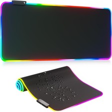RGB LED Extra Large Soft Gaming Mouse Pad Extended Glowing Desk Mat picture