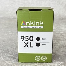 2-Pack Ankink 950 XL Back Ink Cartridges. For HP 8600 Series, Exp 03/2024 - New picture