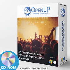 Professional Church Worship Presentation Software-Bible-Screen-Audio-Video on CD picture