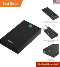 Effortless USB 3.0 Hard Drive Enclosure for 2.5/3.5 SATA Drives - Plug & Play picture