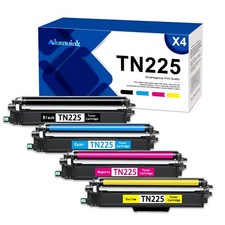 4PK TN225 (BK/C/M/Y) Toner Cartridge TN221 Compatible For Brother DCP-9020CDN picture