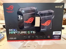 ASUS ROG Rapture - GT6 - AX10000 Tri-Band Mesh WiFi 6 Router - Black - 2 Pack picture