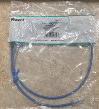 12---Panduit UTP28X3BU Cat 6A UTP RJ-45 Ethernet Patch Cord 3ft Blue lot of 12 picture