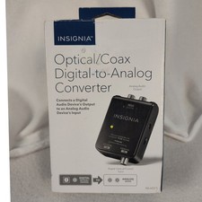 NEW Insignia Optical/Coaxial Digital-to-Analog Converter NS-HZ313 Black picture