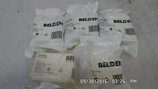Qty 5 - Belden A0645272 QNE4AH2 Almond MDVO 2-Port Side Entry Box picture