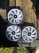 Corsair 120mm Black 4-Pin PWM Fans, 3 Pack, Case Heatsink Coolers picture