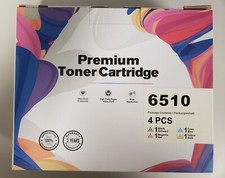 2 Sets Xerox 6510 Compatible Toner Cartridge LxTek Black Cyan Magenta & Yellow picture