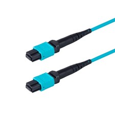 SpeedyFiberTX 1-Pack 100 Feet 12 Fiber Loss Non-Pinned MPO MPO Fiber Trunk picture