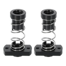 2Pcs Anti Backlash Spring Loaded Nut(2mm Pitch, 2 Start, 4mm Lead, 2-M3 Holes) picture