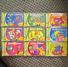 Lot of  9 Vintage Compedia CDFunCard Lot Music Math Reading, etc Computer Games  picture