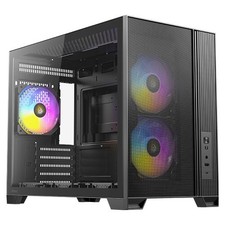 Antec FLUX M Compact MicroATX Gaming PC Case 6 PWM Fans Included picture