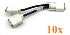 Lot of 10 - HP DMS-59 TO DUAL DVI-I Y SPLITTER ADAPTER VIDEO CABLE 338285-009 picture