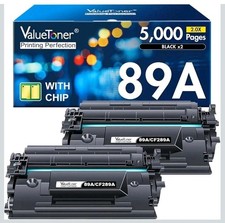 Valuetoner 89A Toner Cartridge Black Compatible Replacement for HP 89A CF289A... picture