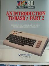 Commodore Vic-20 An Introduction to Basic Part 2 w/ book box and cassette tapes picture