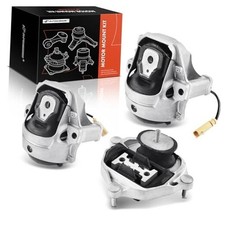 3PCS Engine Motor Mount and Transmission Mount Set Compatible with Audi A4  picture