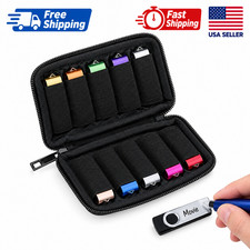 Flash Drive Case USB Storage Case 10 Slots, Portable Thumb Drive USB Holder picture
