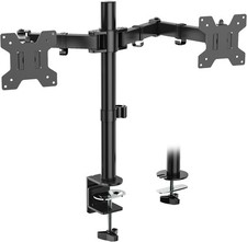 WALI Dual Monitor Desk Mount, Monitor Stand for 2 Monitors Up to 27inch Each picture